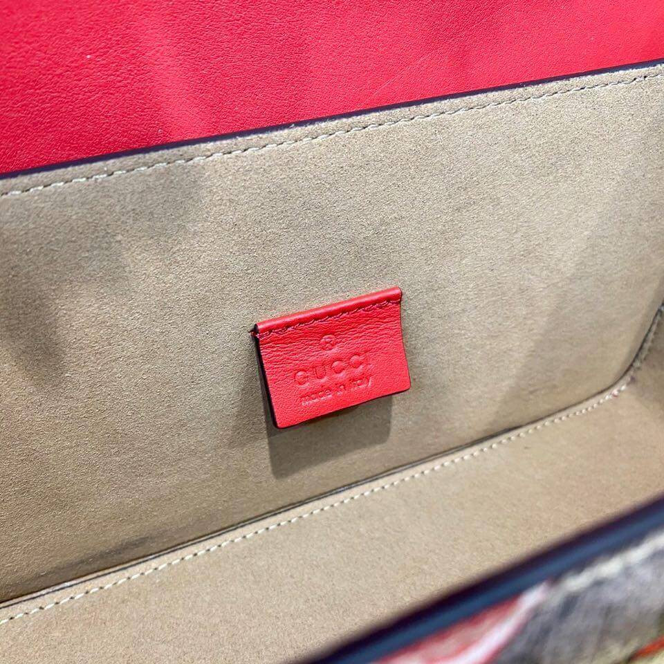 Gucci GG Apple Print Padlock Shoulder Bag 603221