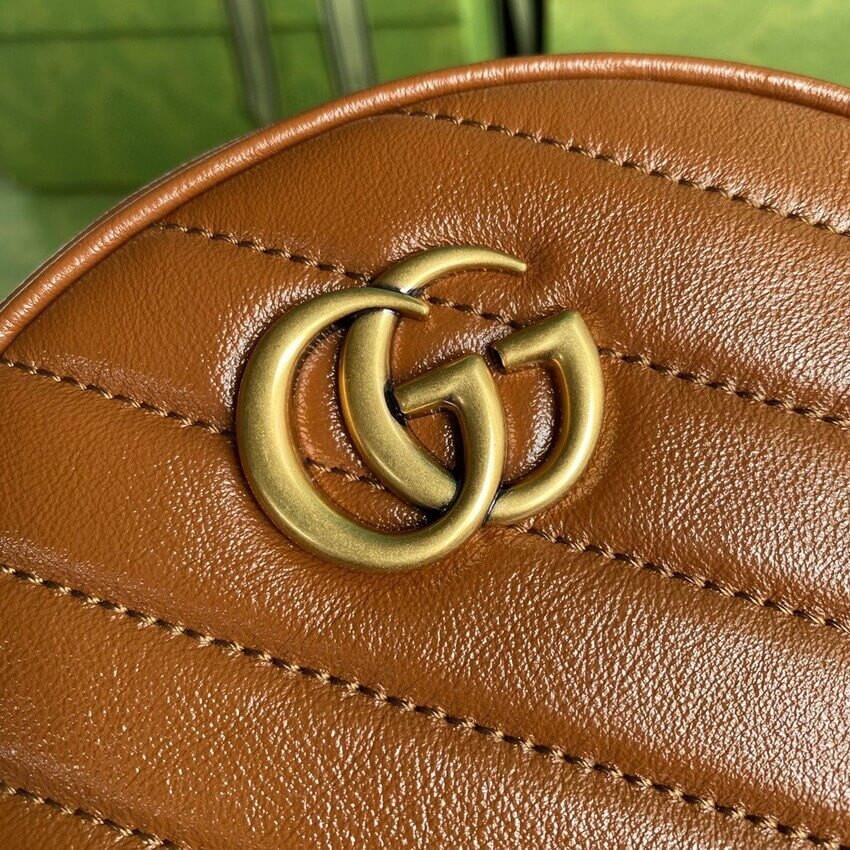 Gucci GG Marmont Mini Round Shoulder Bag 550154