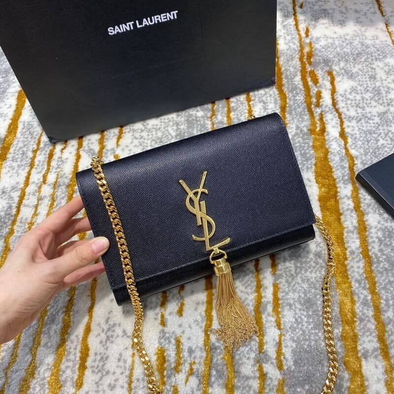 YSL Saint Laurent Kate Small With Tassel In Grain Leather 474366