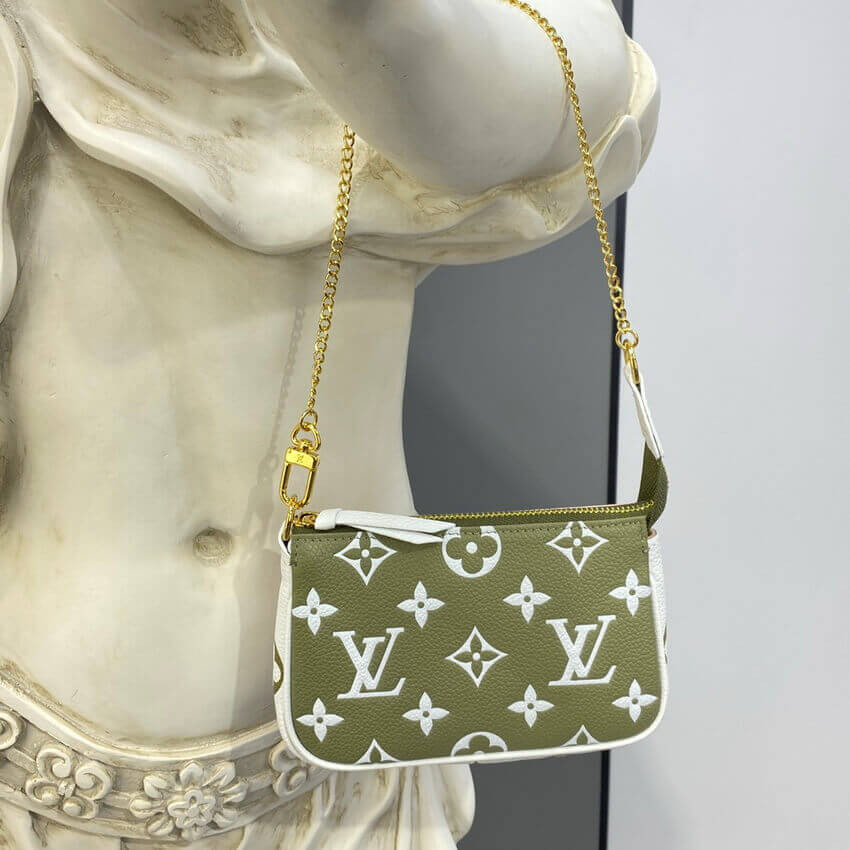 Louis Vuitton Monogram Empreinte Leather Mini Pochette Accessoires M81284