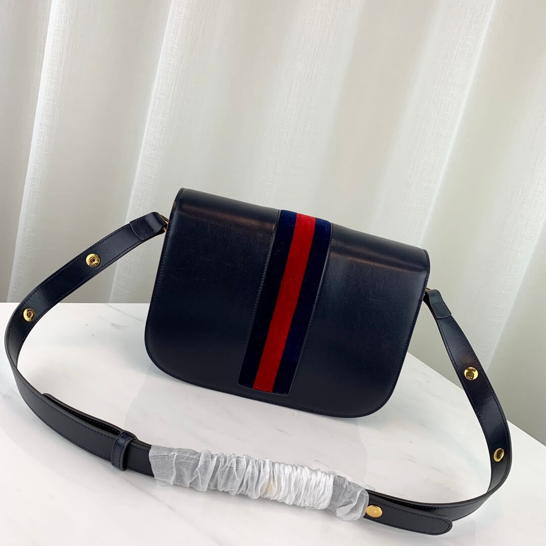 Gucci 1955 Horsebit Shoulder Bag 602204 Blue