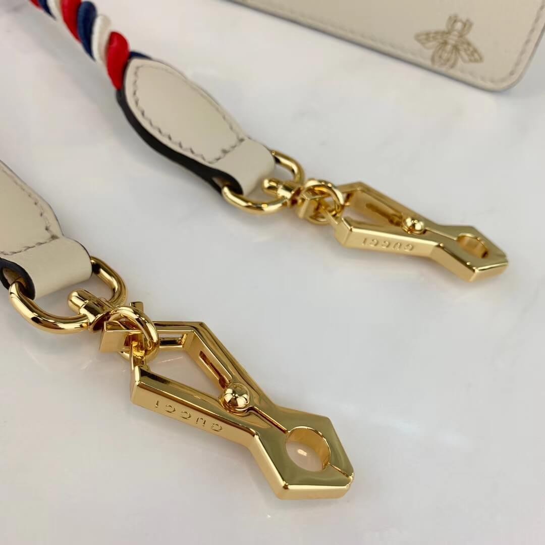 Gucci Sylvie Bee Star Mini Leather Bag 470270