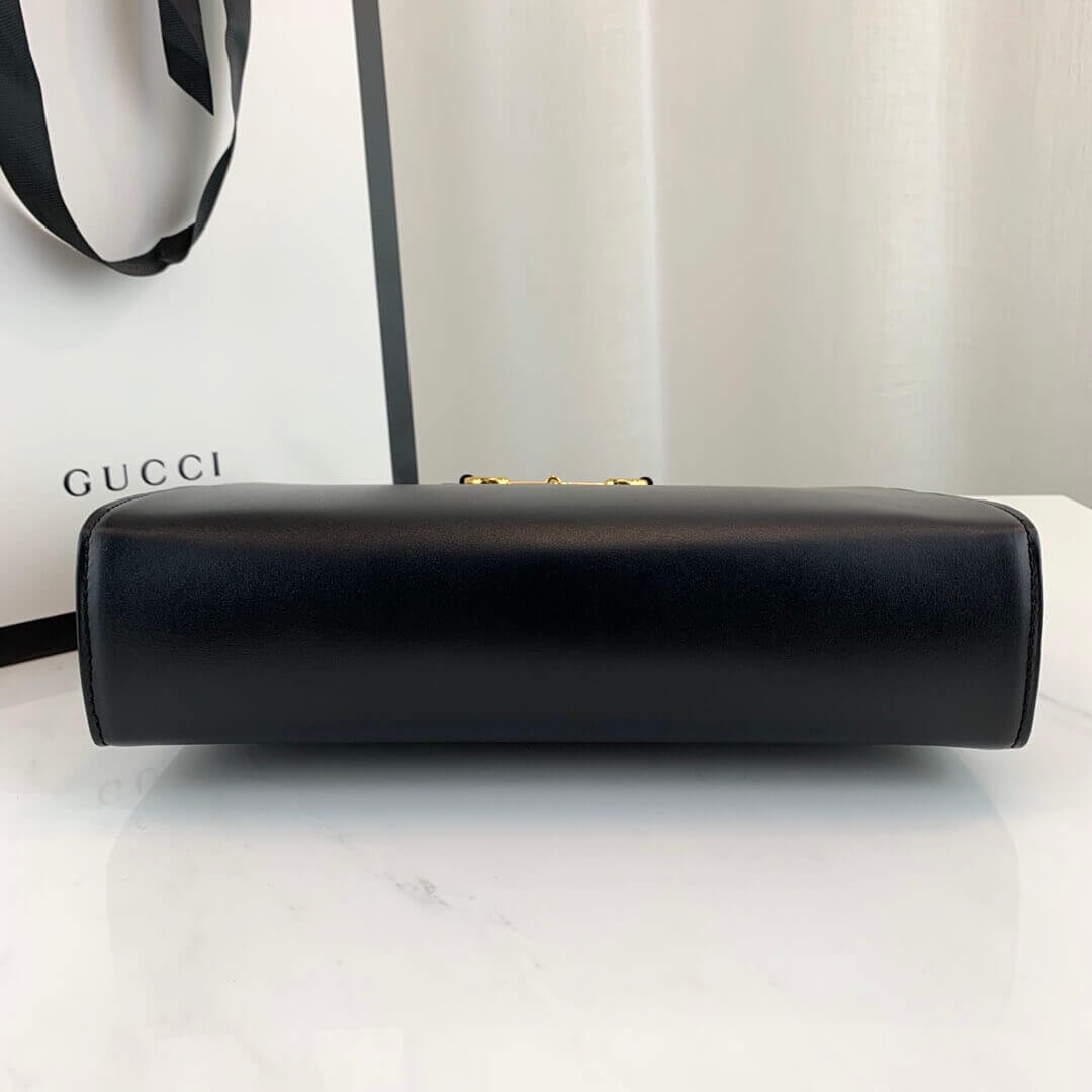 Gucci 1955 Horsebit-Embellished Leather Pouch 621890