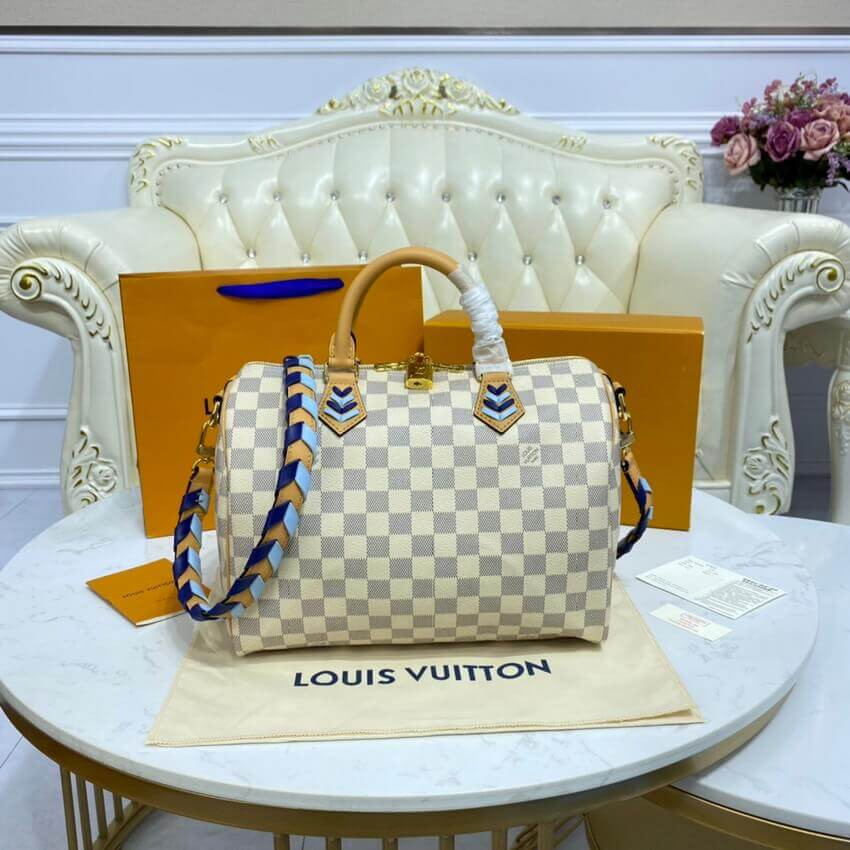 Louis Vuitton Damier Azur Speedy Bandouliere 30 N50054