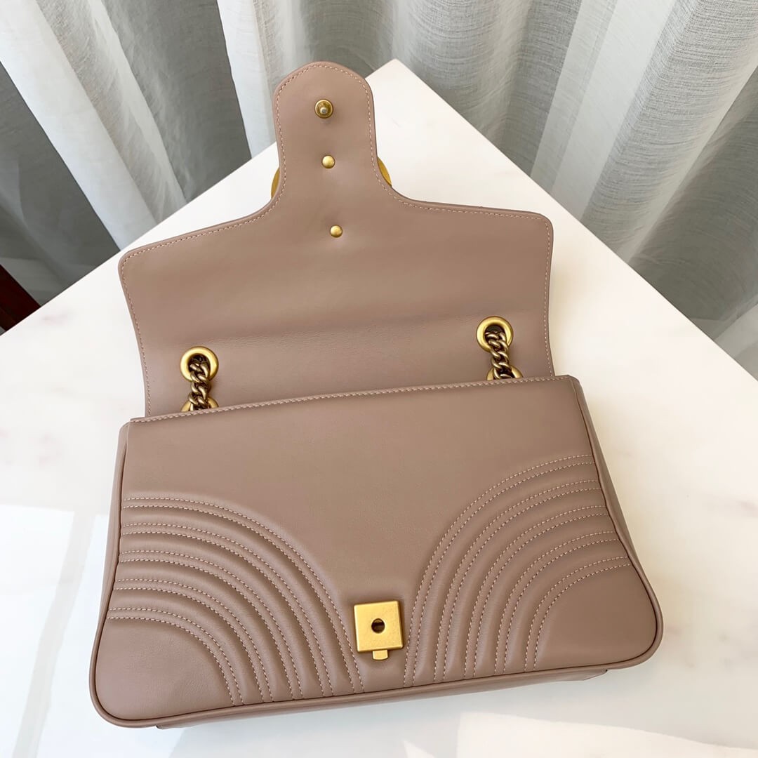 Gucci GG Marmont Medium Matelassé Shoulder Bag 443496