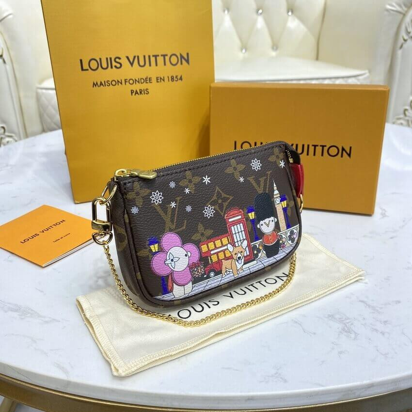 Louis Vuitton Monogram Canvas Mini Pochette Accessoires M80863