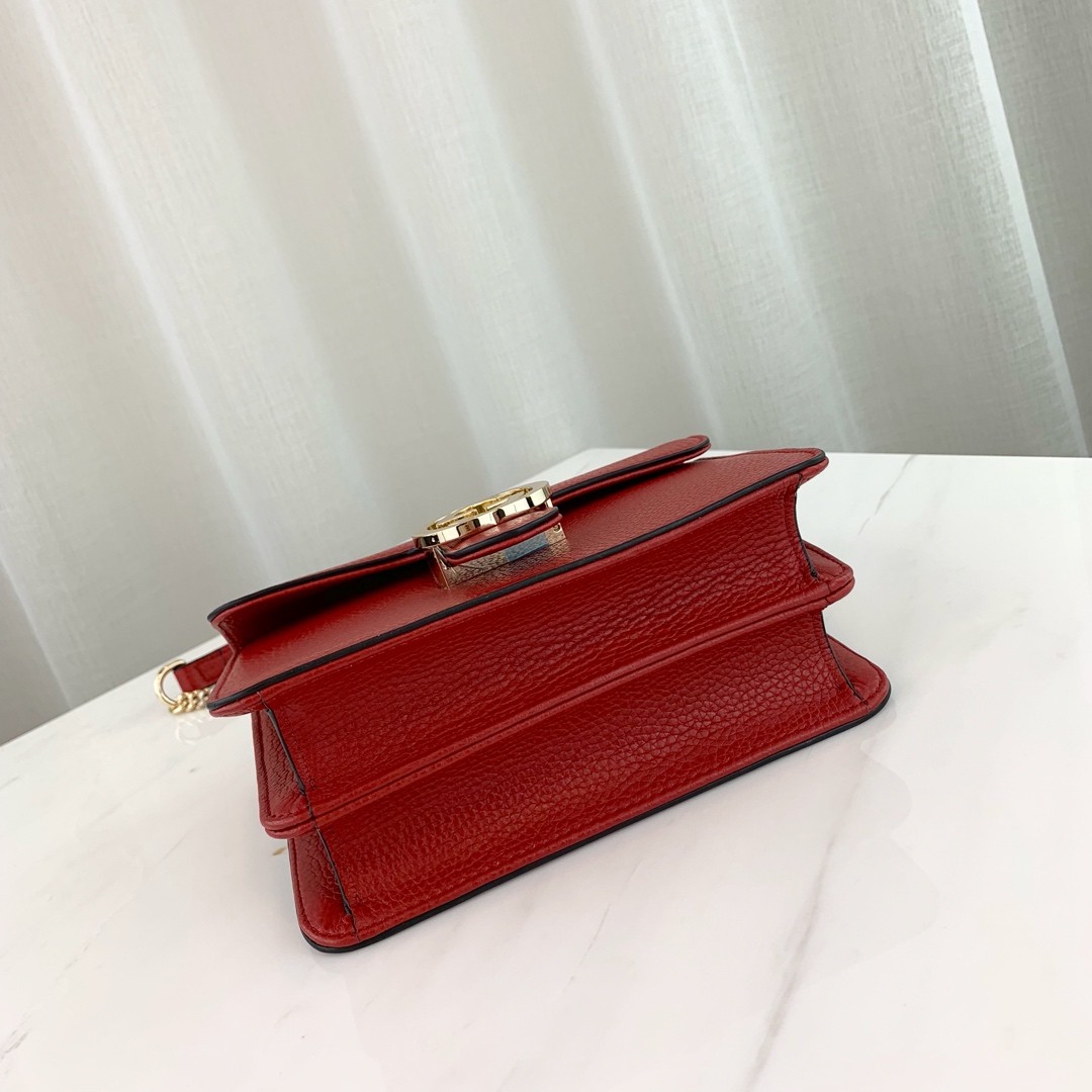 Gucci Interlocking Chain Leather Cross Body Bag 510304