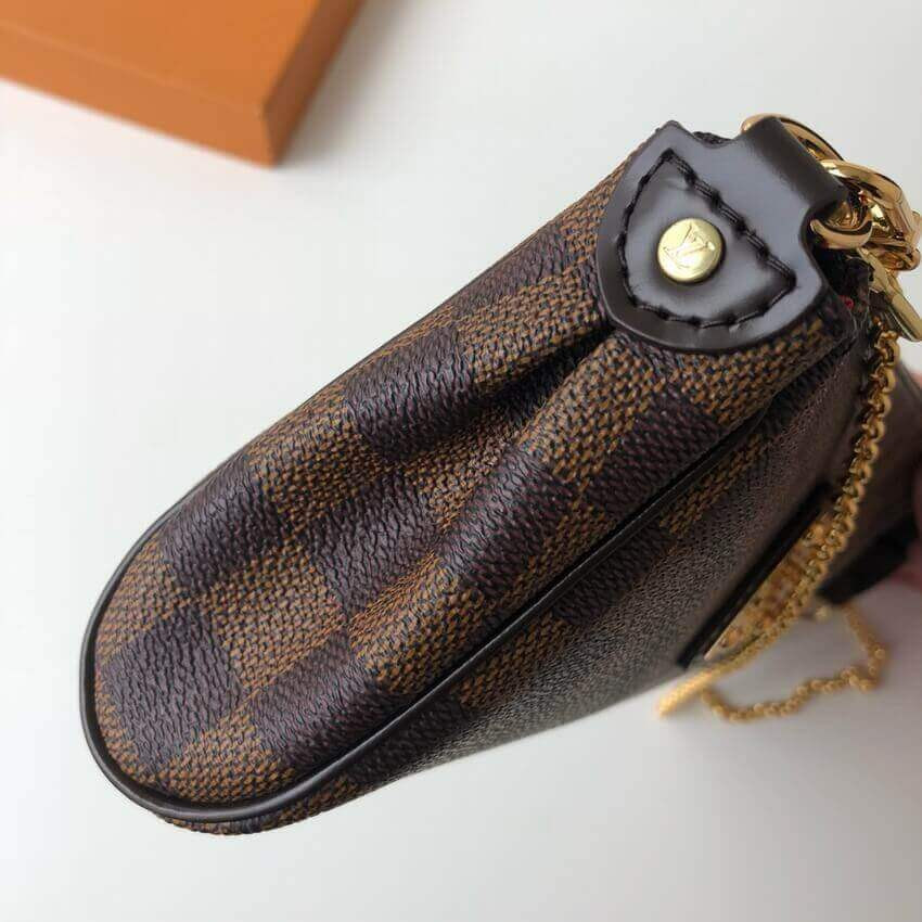 Louis Vuitton Damier Ebene Canvas Eva Clutch N55213