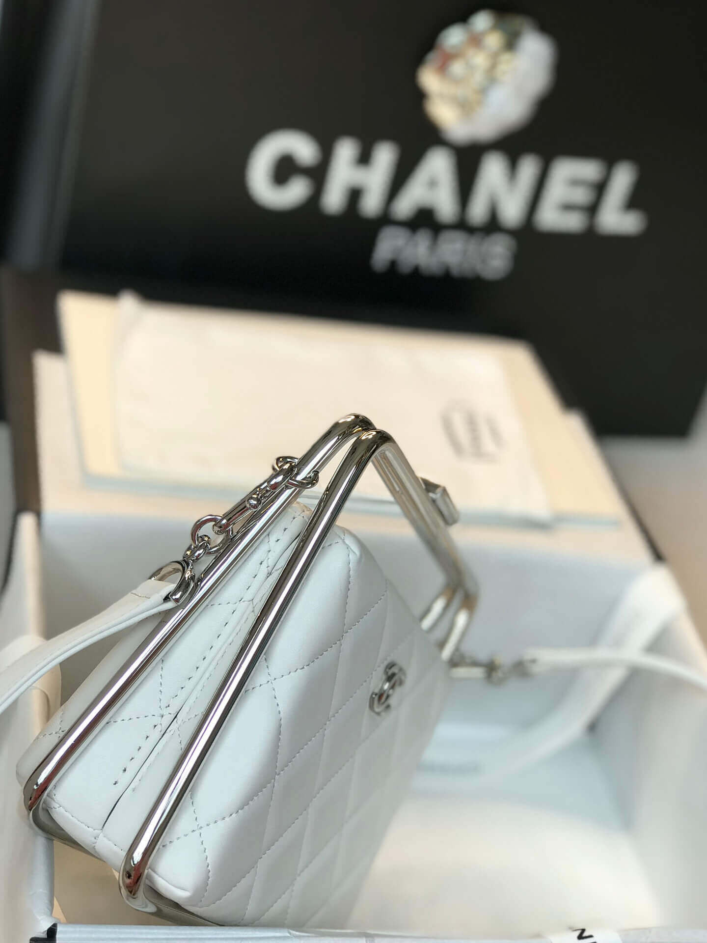 Chanel Lambskin Clutch AS1732