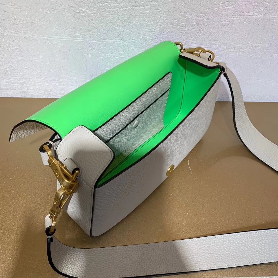 Fendi Grained Calfskin Baguette Bag 8BR600