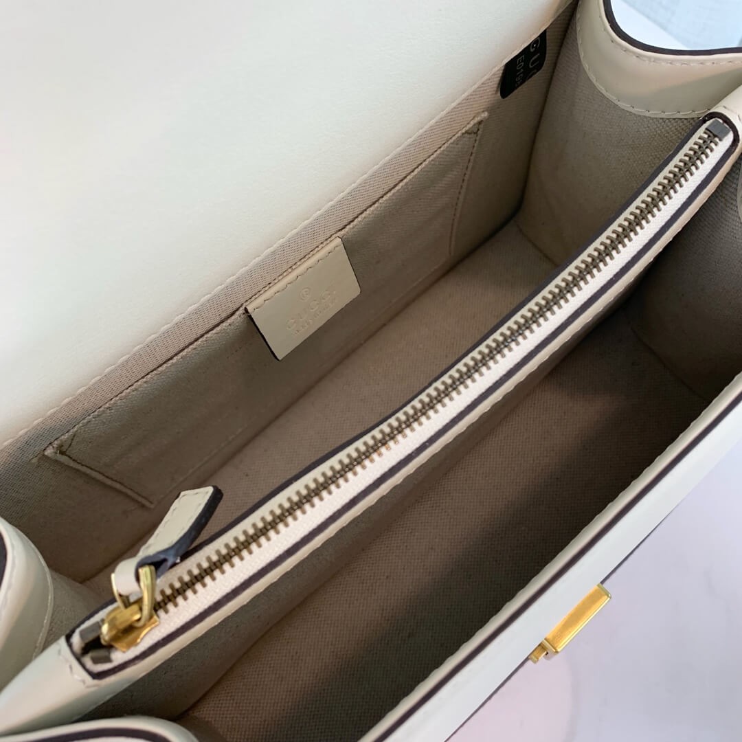 Gucci Dionysus Medium Top Handle Bag 448075 White/Blue/Red