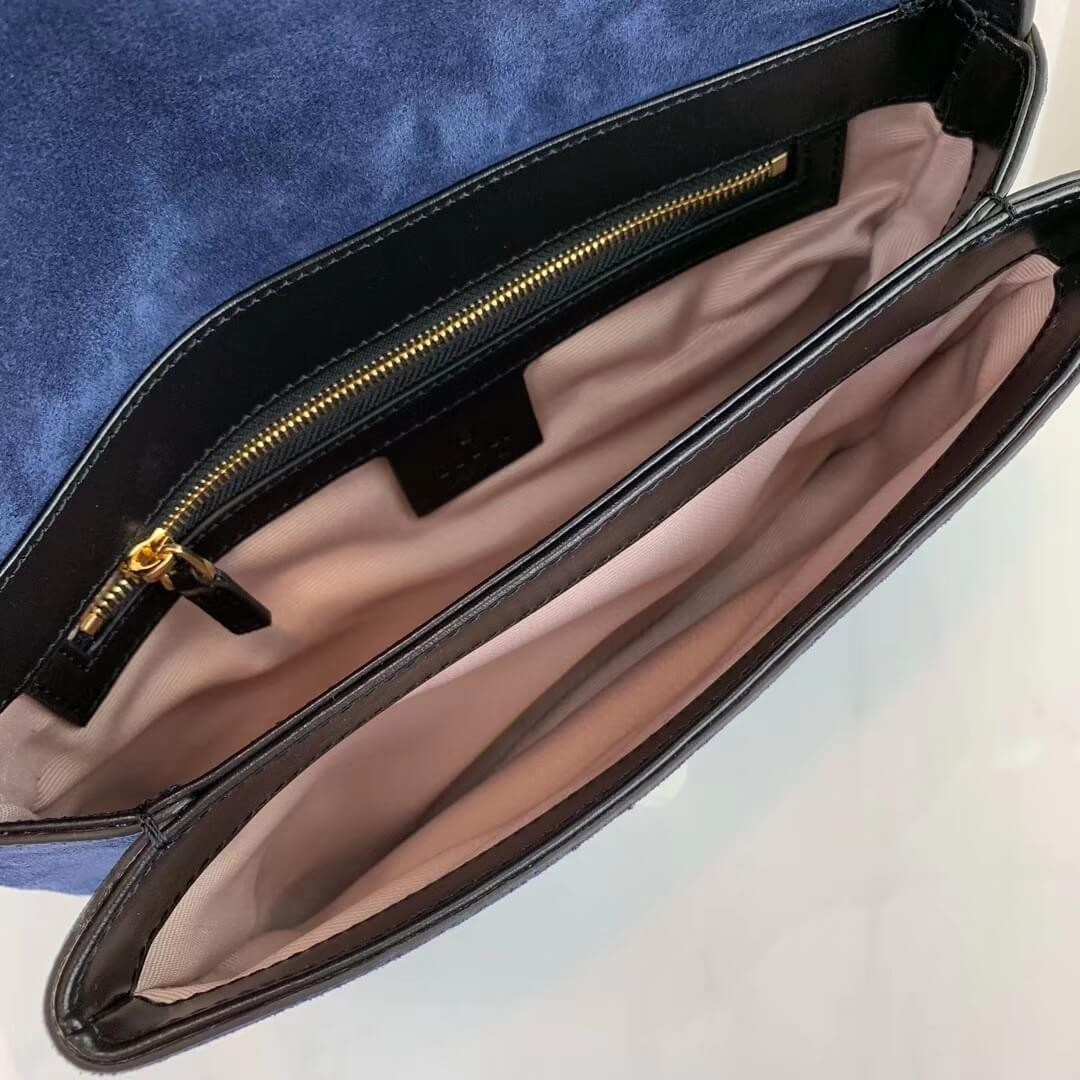 Gucci Suede Arli Small Shoulder Bag 550129