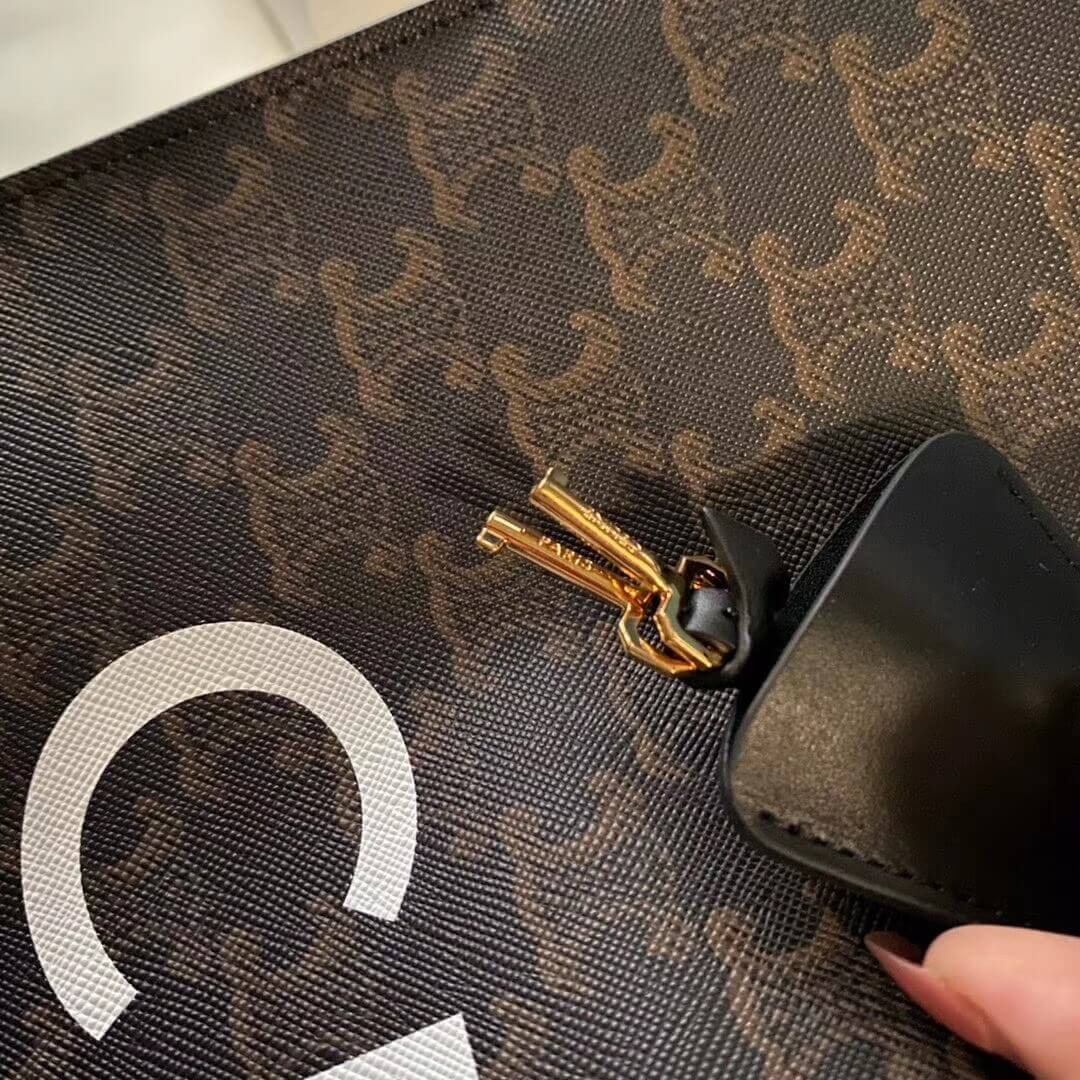 Celine Vertical Cabas Celine In Triomphe Canvas 190972