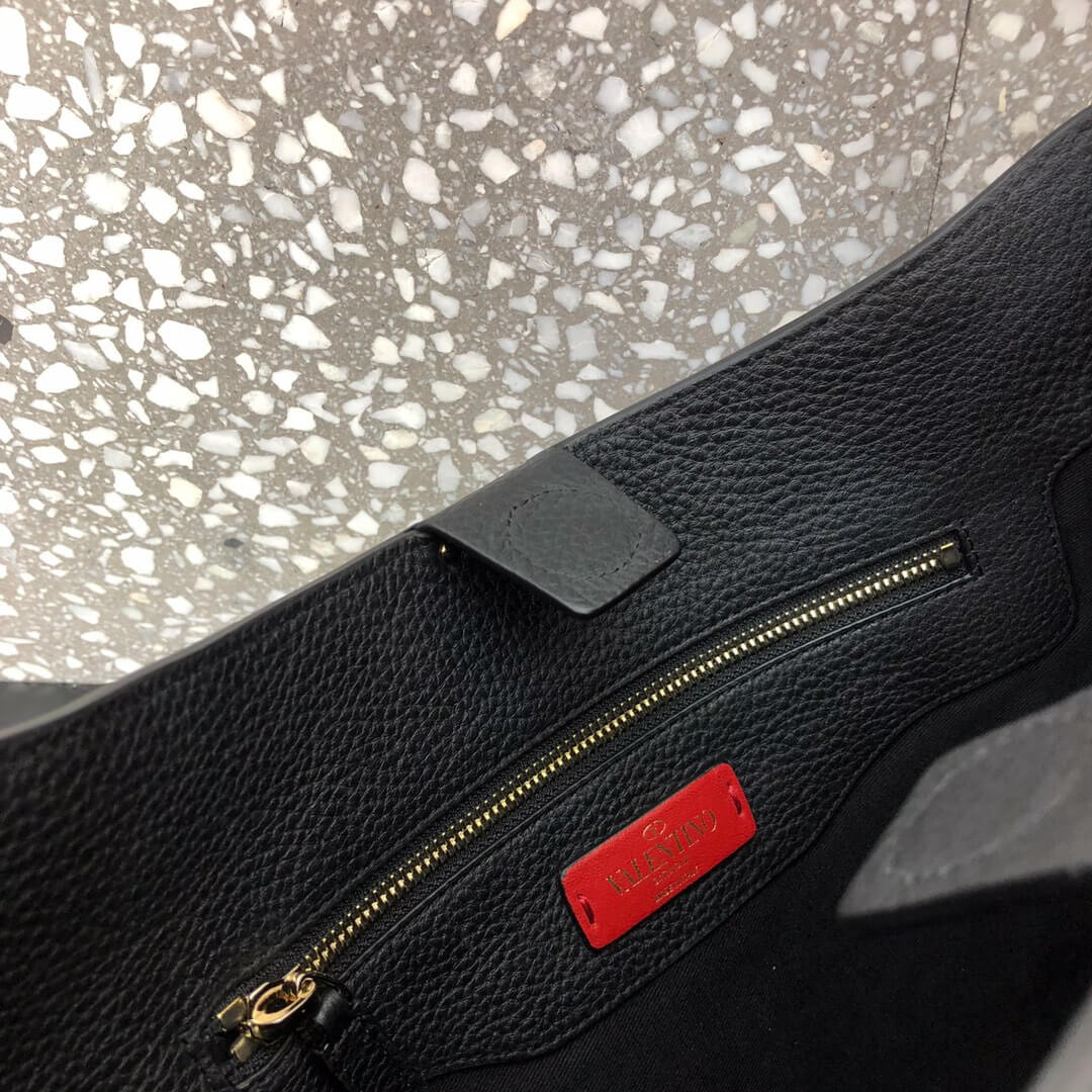 Valentino Garavani Twinkle Studded Medium Leather Hobo Bag 2091