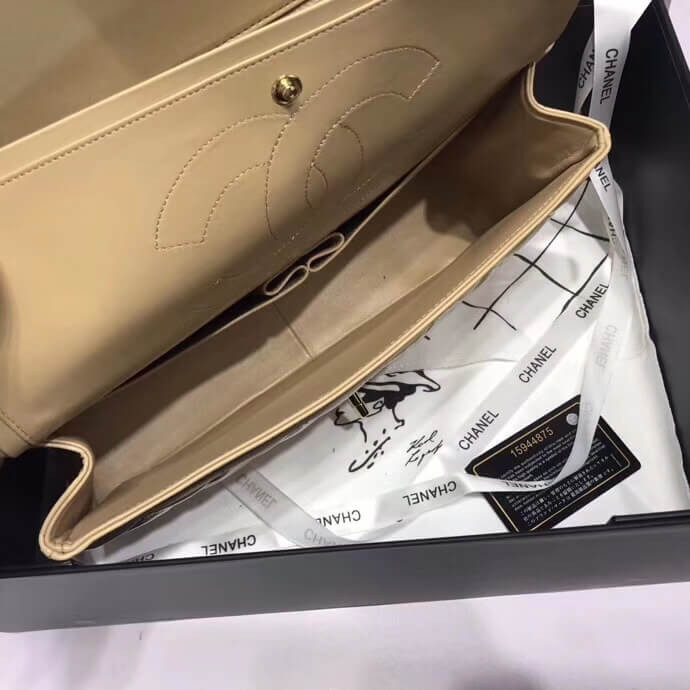 Chanel Pantent Leather 30cm Classic Flap Bag A1113