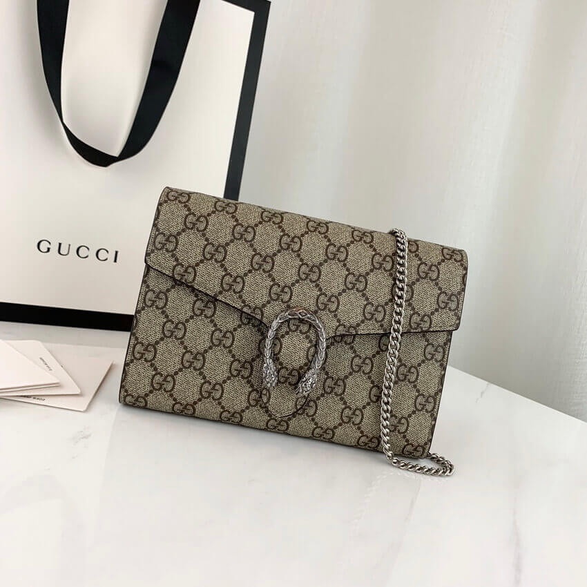 Gucci Dionysus GG Supreme Mini Chain Bag 401231