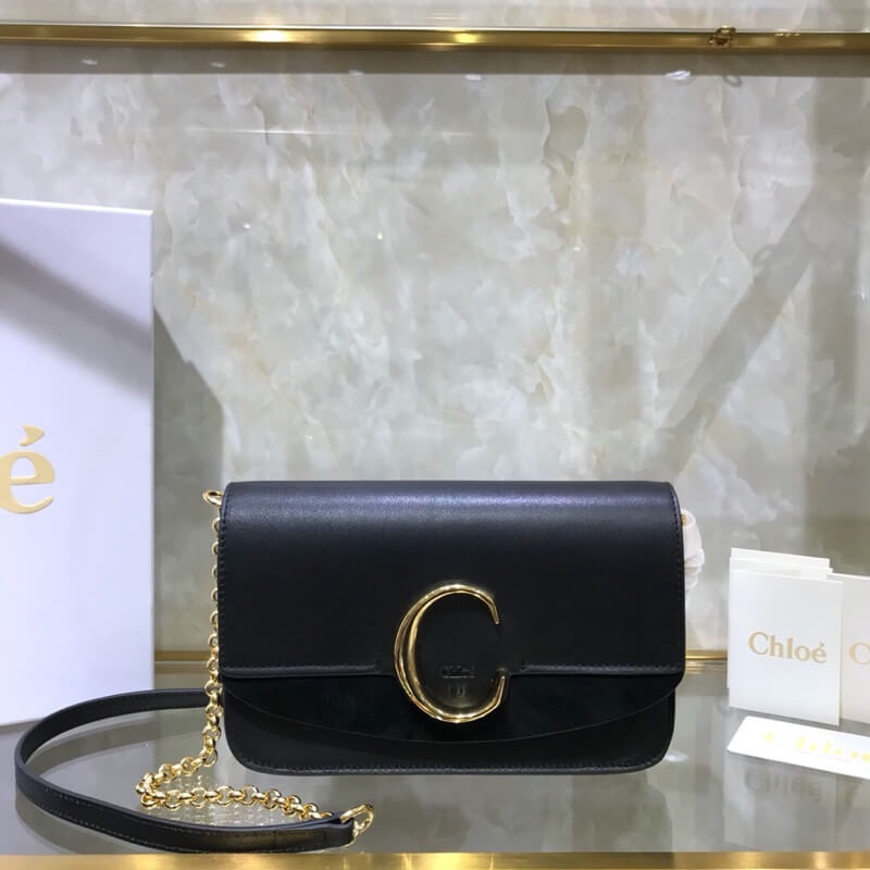 Chloe C Clutch With Chain S1159