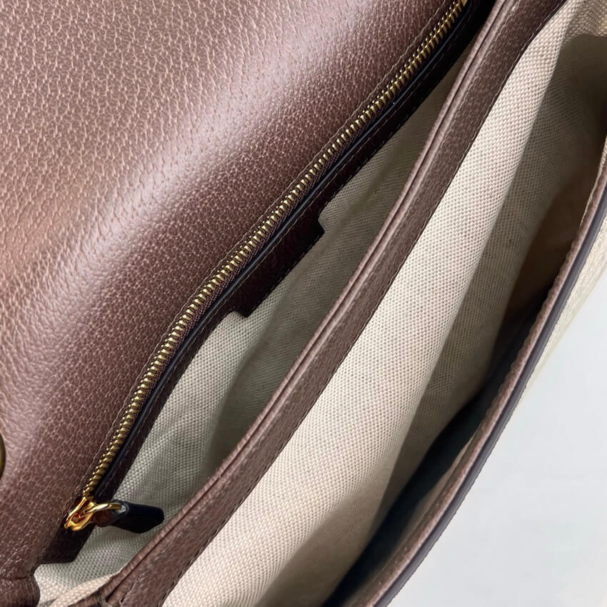 Gucci Blondie Medium Shoulder Bag With Round Interlocking G 699210