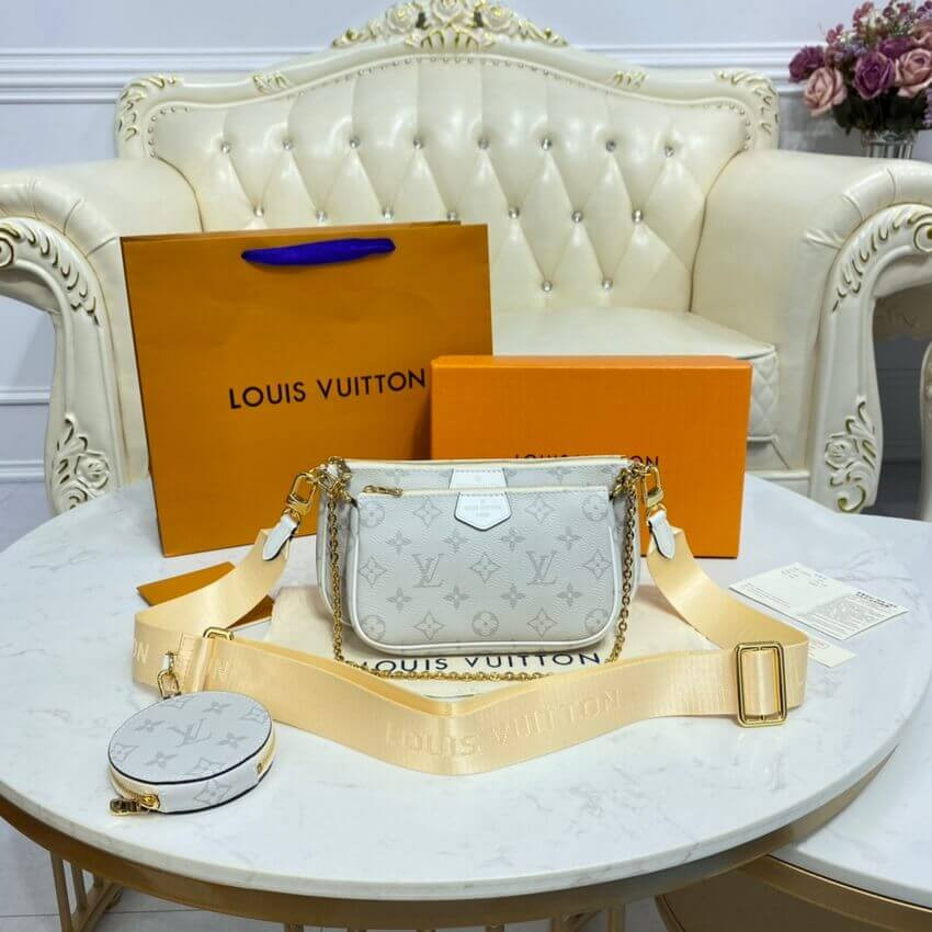 Louis Vuitton Monogram Multi Pochette Accessoires White