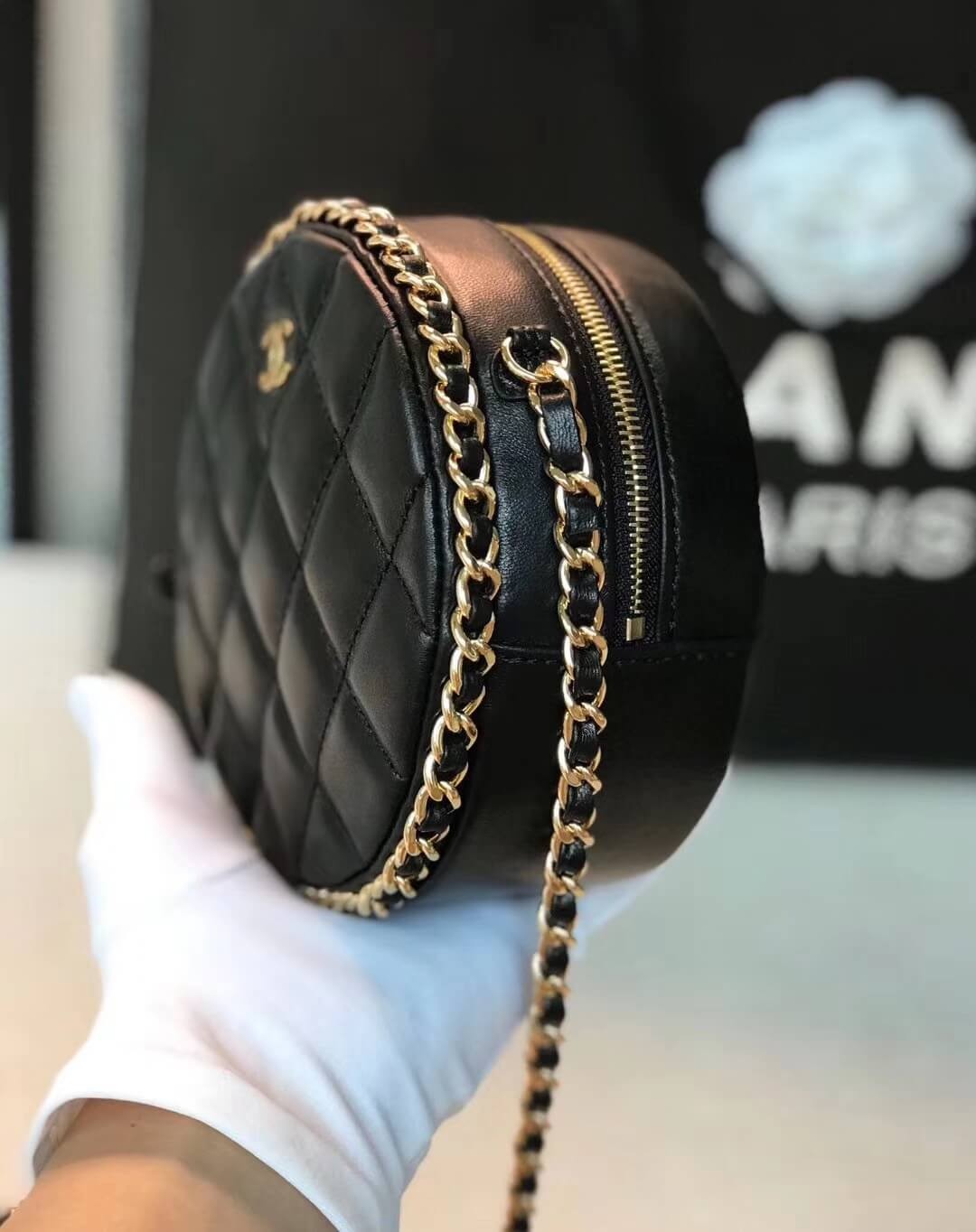 Chanel Round Clutch Chain Bag A70657