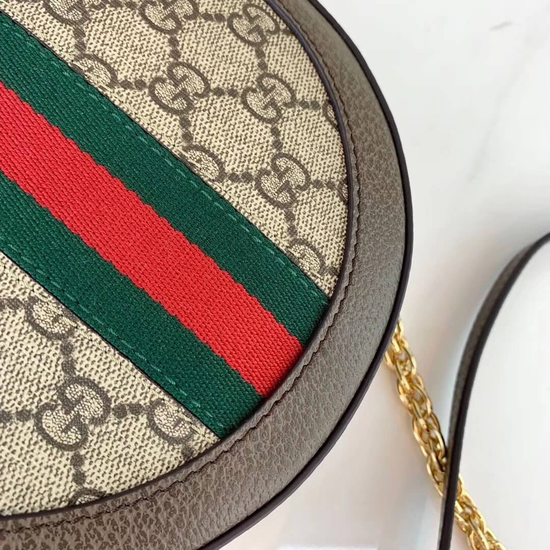 Gucci Ophidia Mini GG Round Shoulder Bag 550618