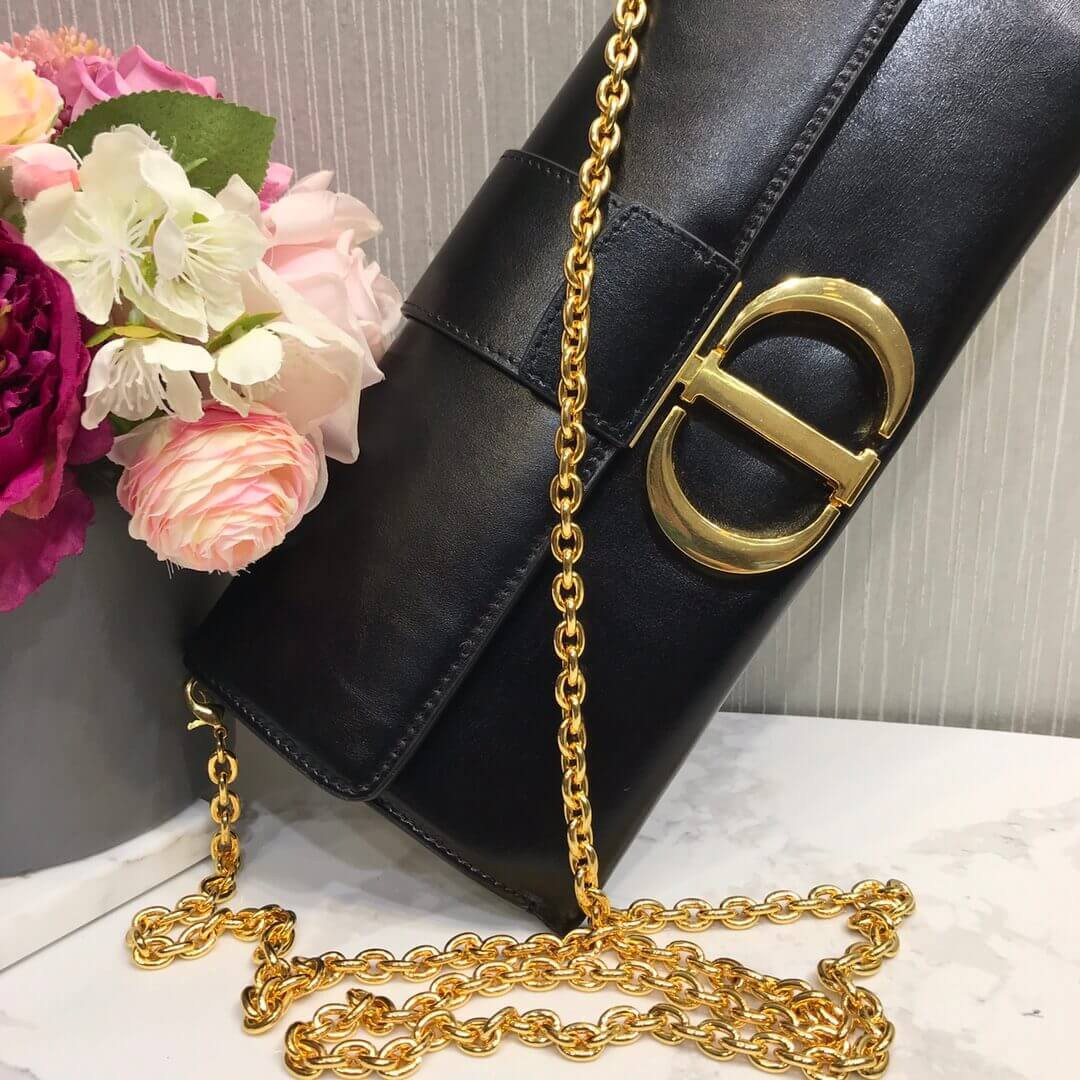 Christian Dior 30 Montaigne Calfskin Clutch Chain Bag M9206