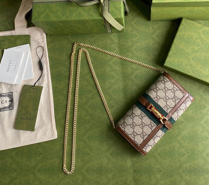 Gucci Jackie 1961 Chain Wallet 652681