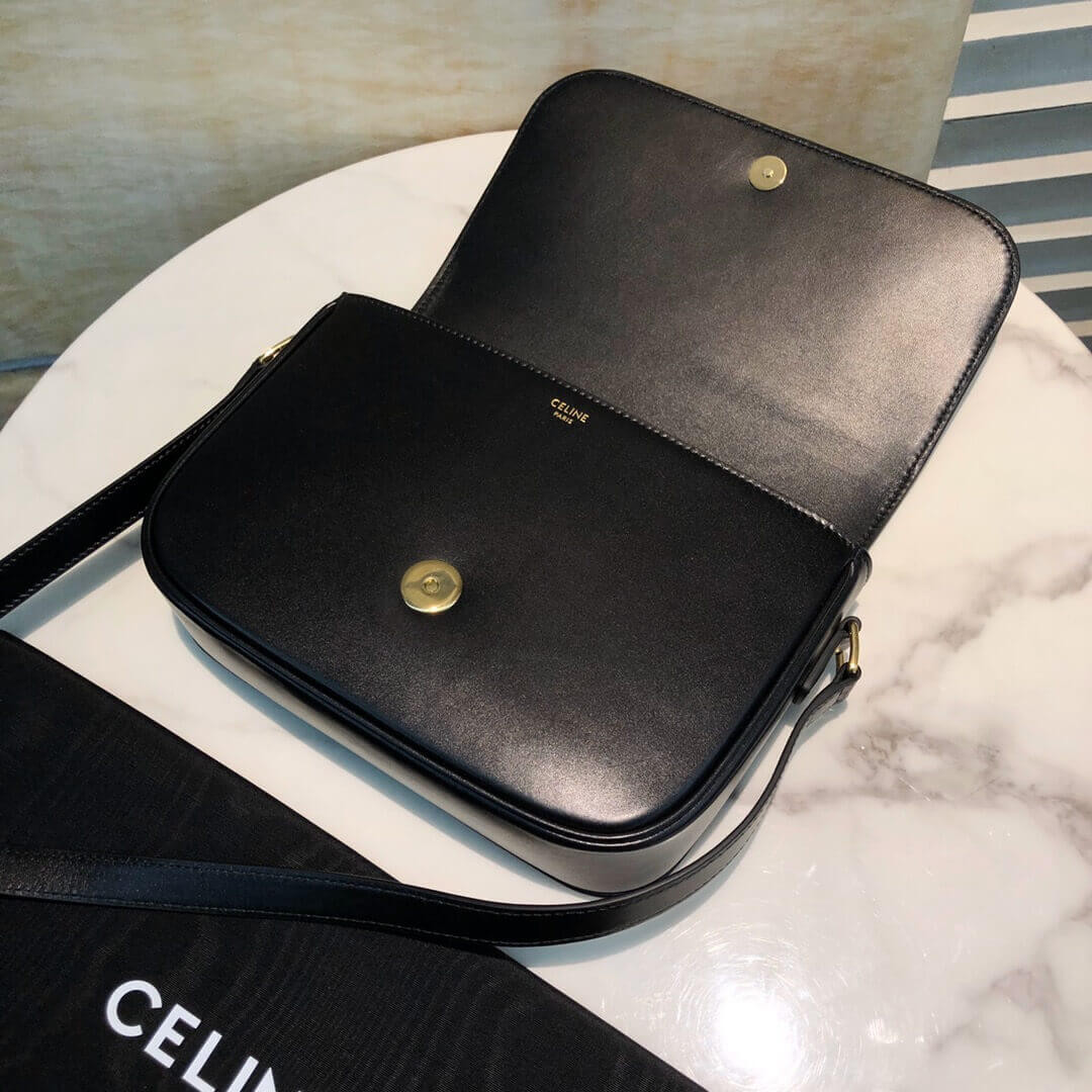 Celine Medium Crecy Bag In Satinated Calfskin 191373