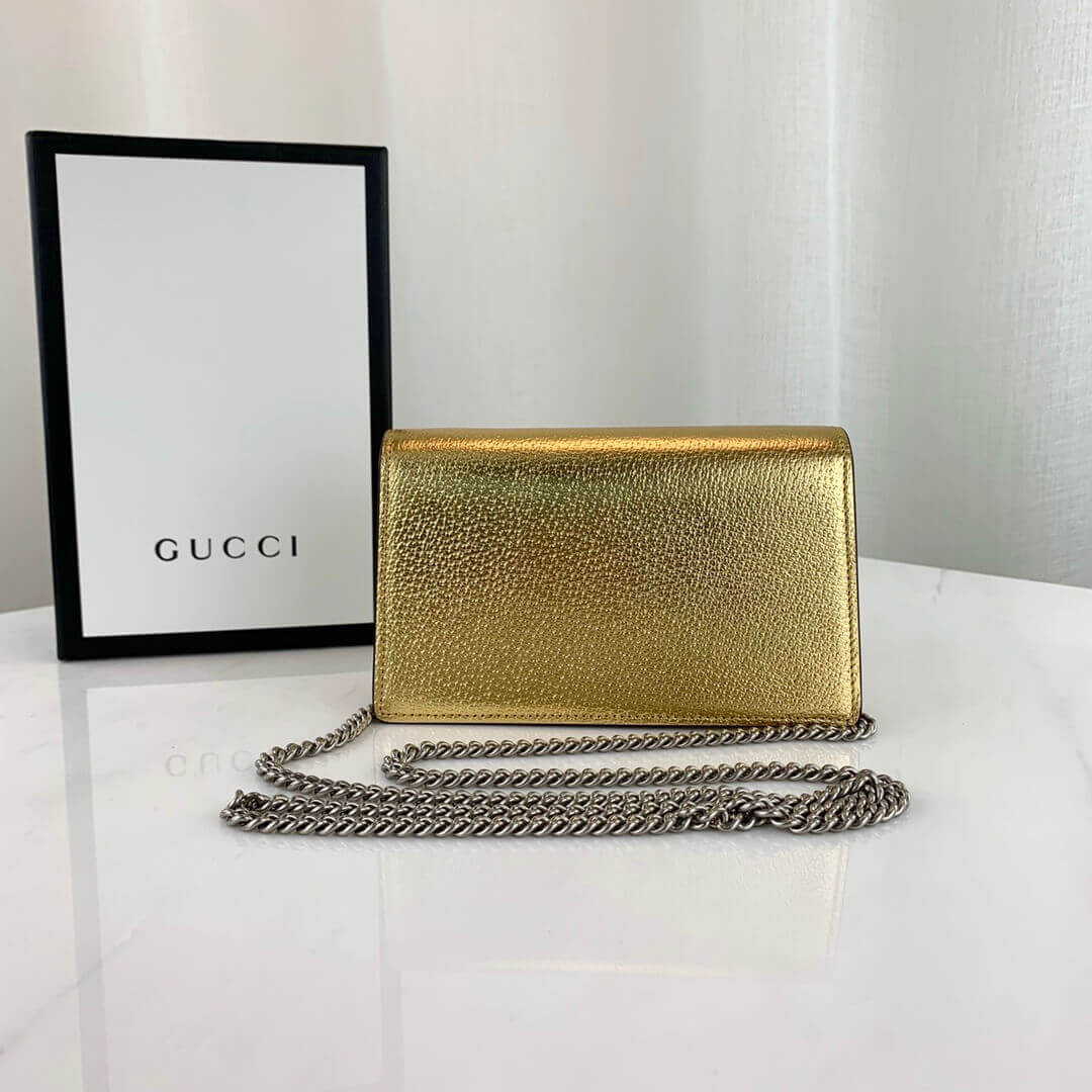 Gucci Gold Dionysus Super Mini Bag 476432