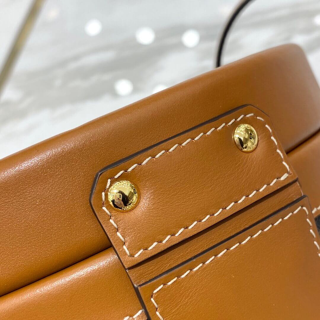 Celine Medium Tambour Bag In Triomphe Canvas 195192