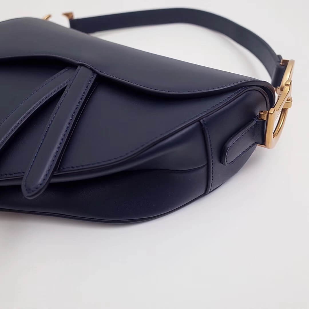 Christian Dior Smooth Calfskin Saddle Bag M0446