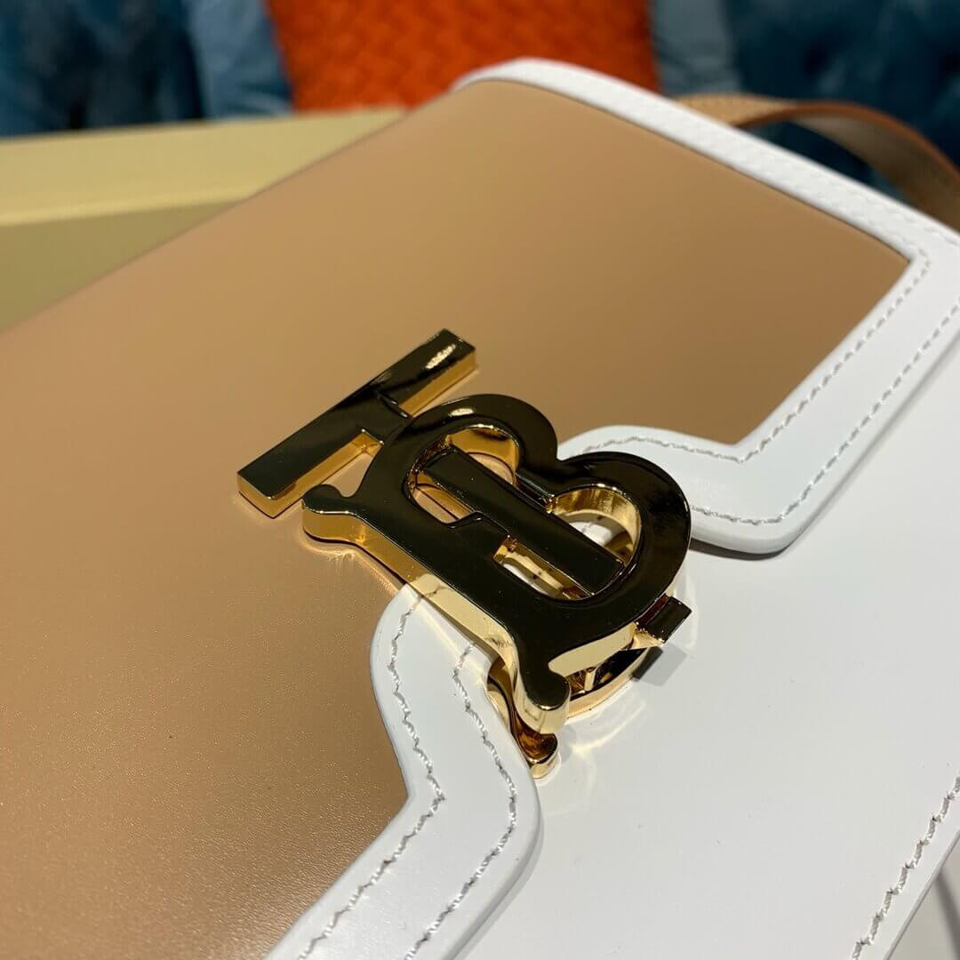 Burberry Small Two-tone Leather TB Bag 80111981