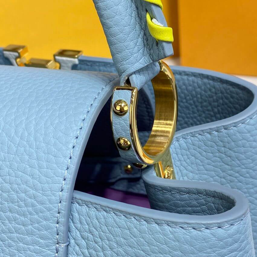 Louis Vuitton Capucines MM Bag M57672 Olympus Blue