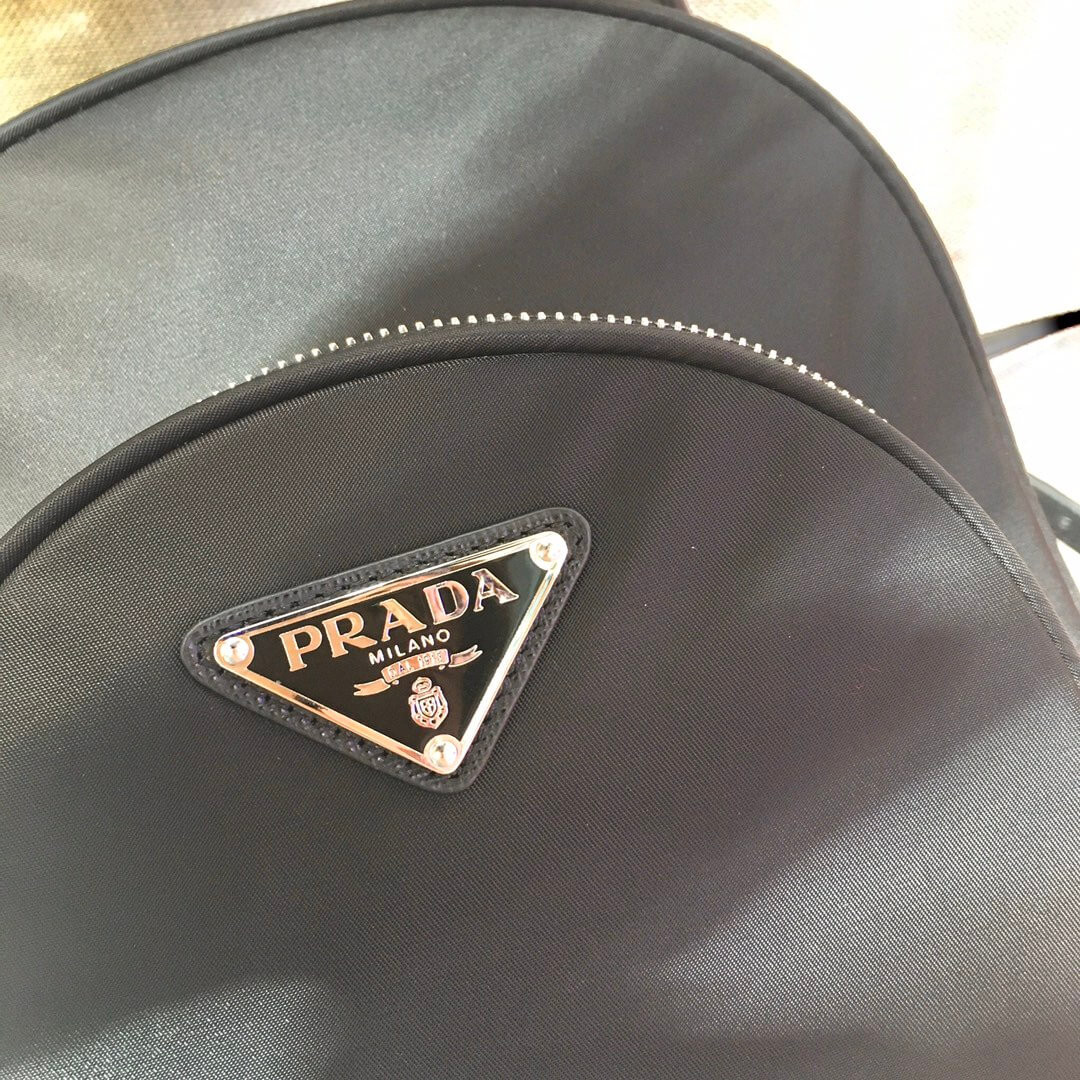 Prada Nylon And Saffiano Leather Backpack 1BZ3811