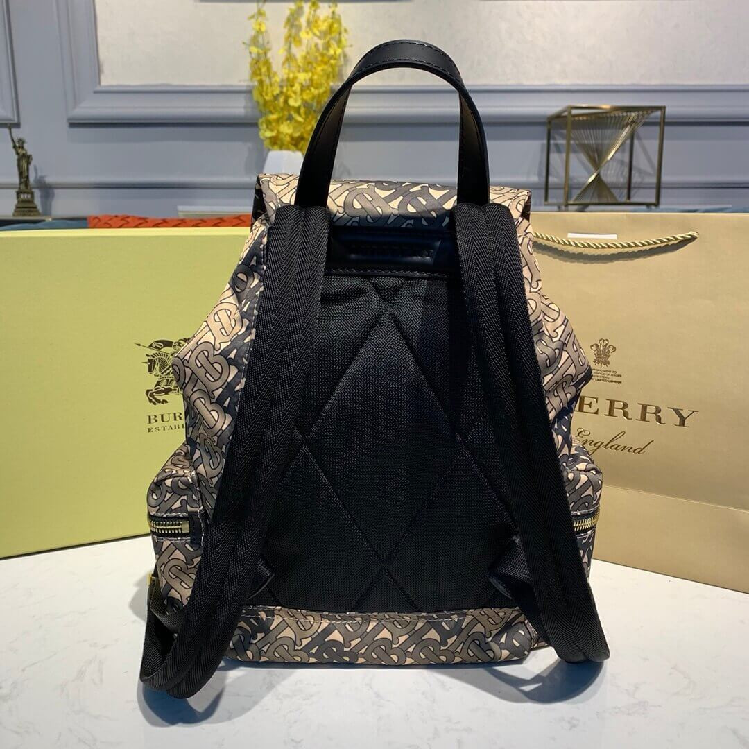 Burberry The Medium Rucksack in Monogram Print Nylon 80118061
