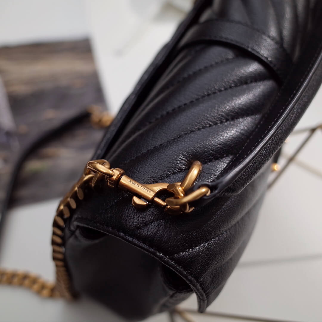 Saint Laurent Medium Collège Bag 392737 Black