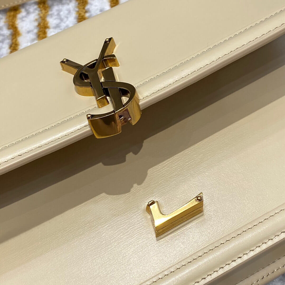 Saint Laurent YSL Solferino Medium Satchel In Box Leather 634305