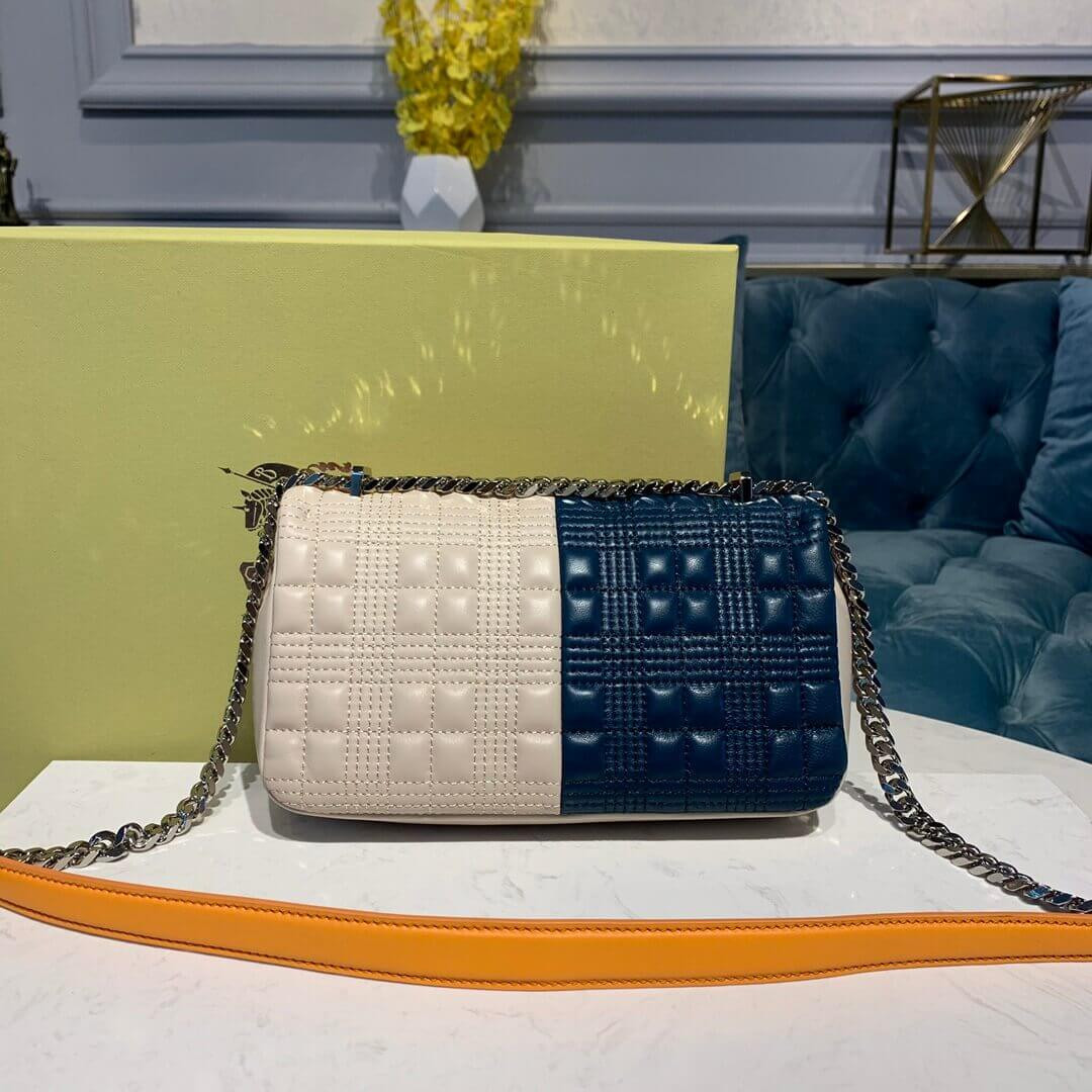 Burberry Small Quilted Colour Block Lambskin Lola Bag 80211551