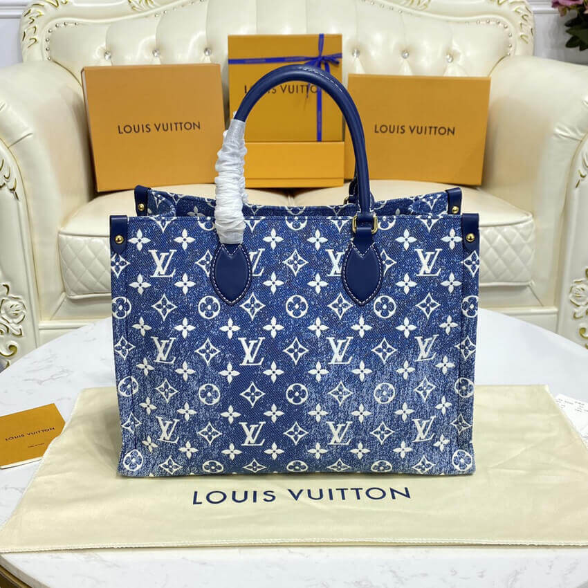 Louis Vuitton Monogram Jacquard Denim OnTheGo MM M59608