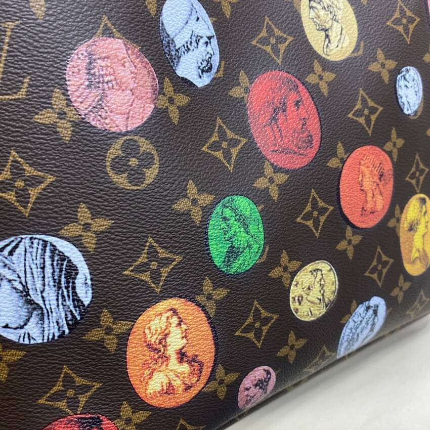 Louis Vuitton Monogram Cameo Printed Neverfull MM M45923