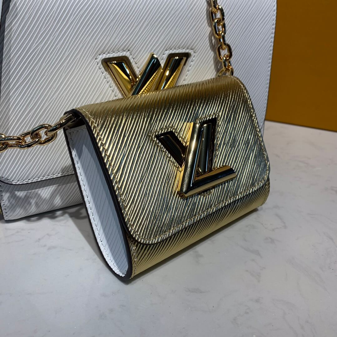 Louis Vuitton Twist MM And Twisty M55683 White/Gold