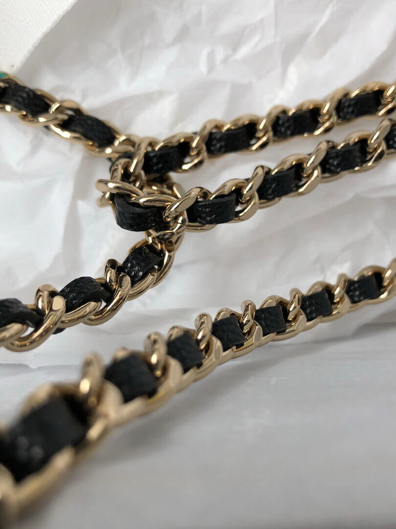 Chanel Foldable Tote Bag With Chain AP2095