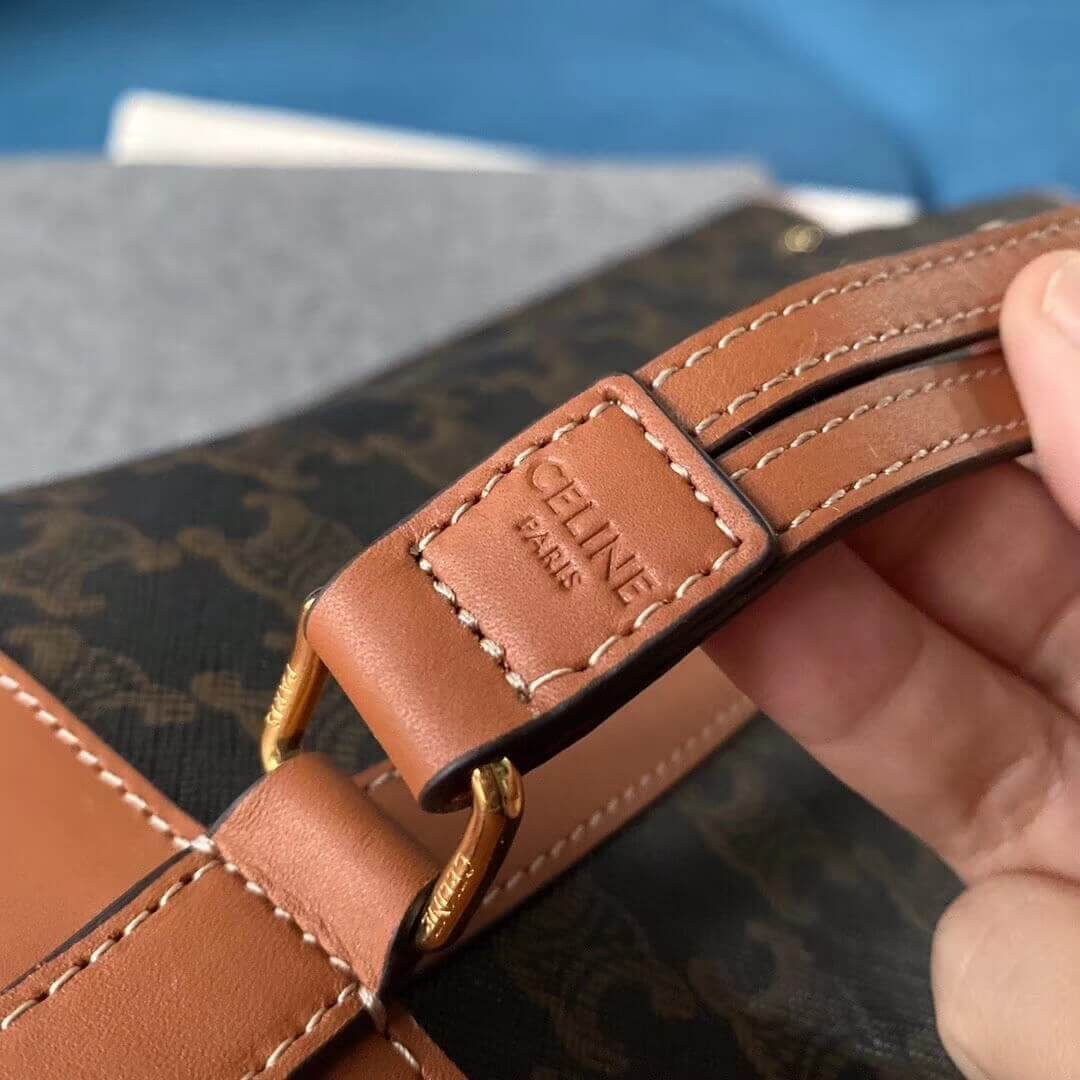 Celine Medium Sailor Bag In Triomphe Canvas 191532