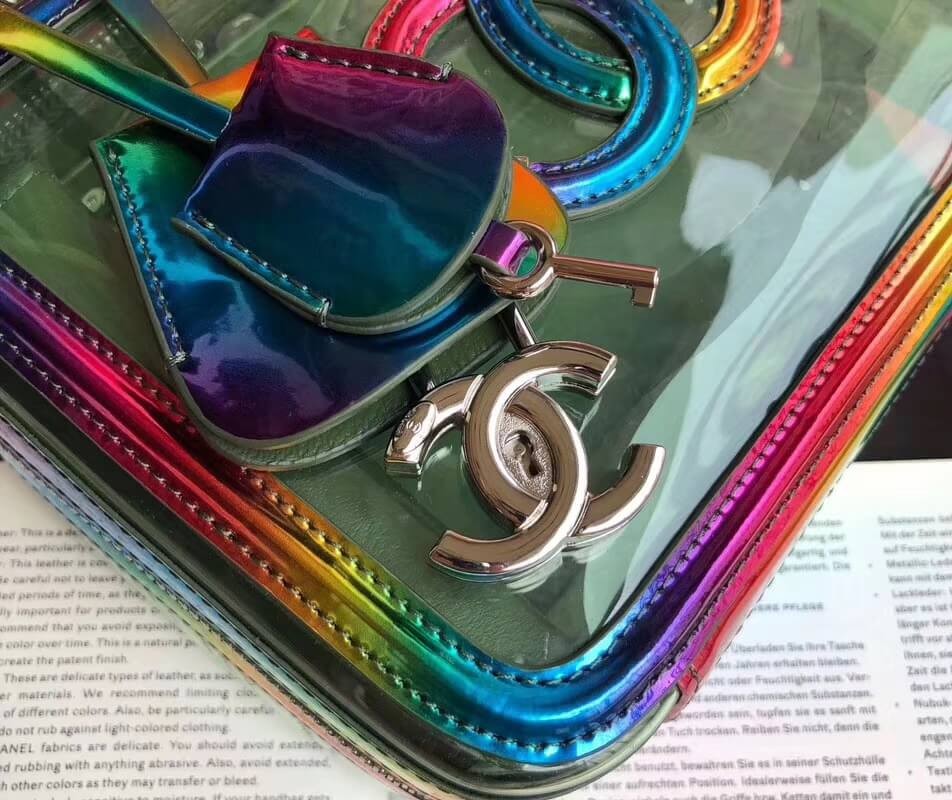 Chanel Vanity Case In Multicolour PVC A93343