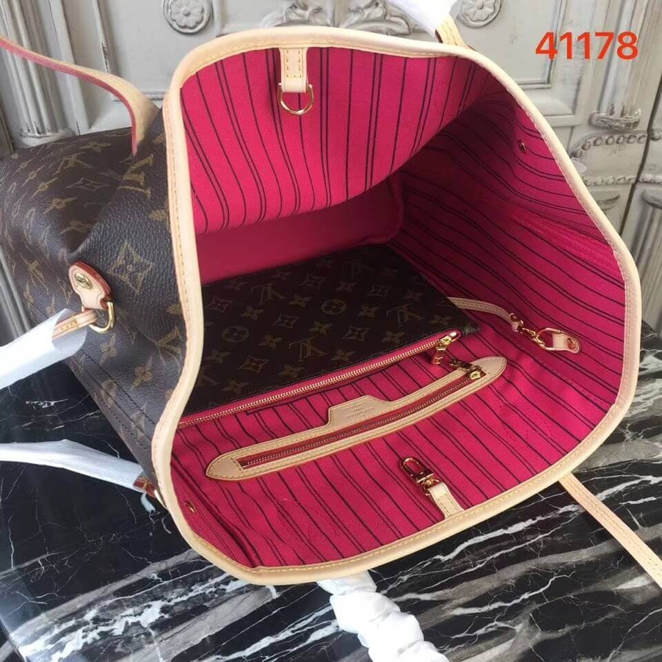 Louis Vuitton Monogram Canvas Neverfull MM M41178