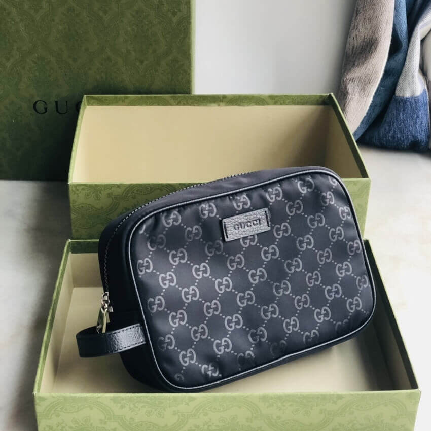 Gucci GG Guccissima Nylon Toiletry Bag 510338
