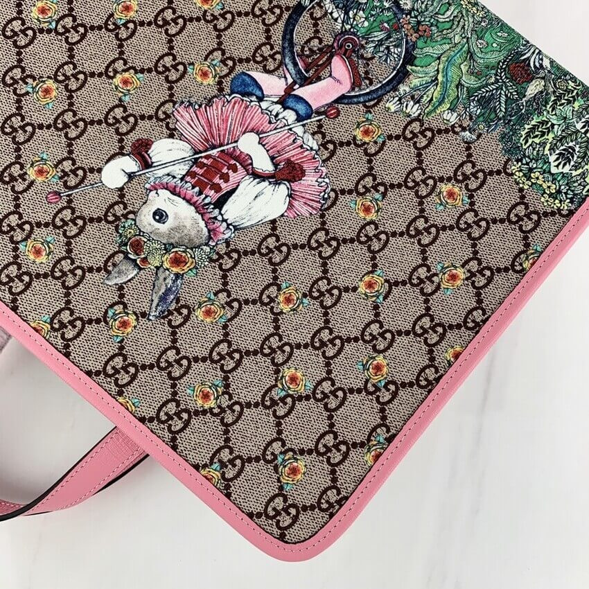 Gucci Yuko Higuchi Tote Bag 630542 Rabbit Print