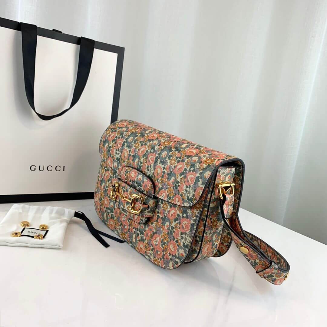 Gucci Horsebit 1955 Liberty London Bag 602204