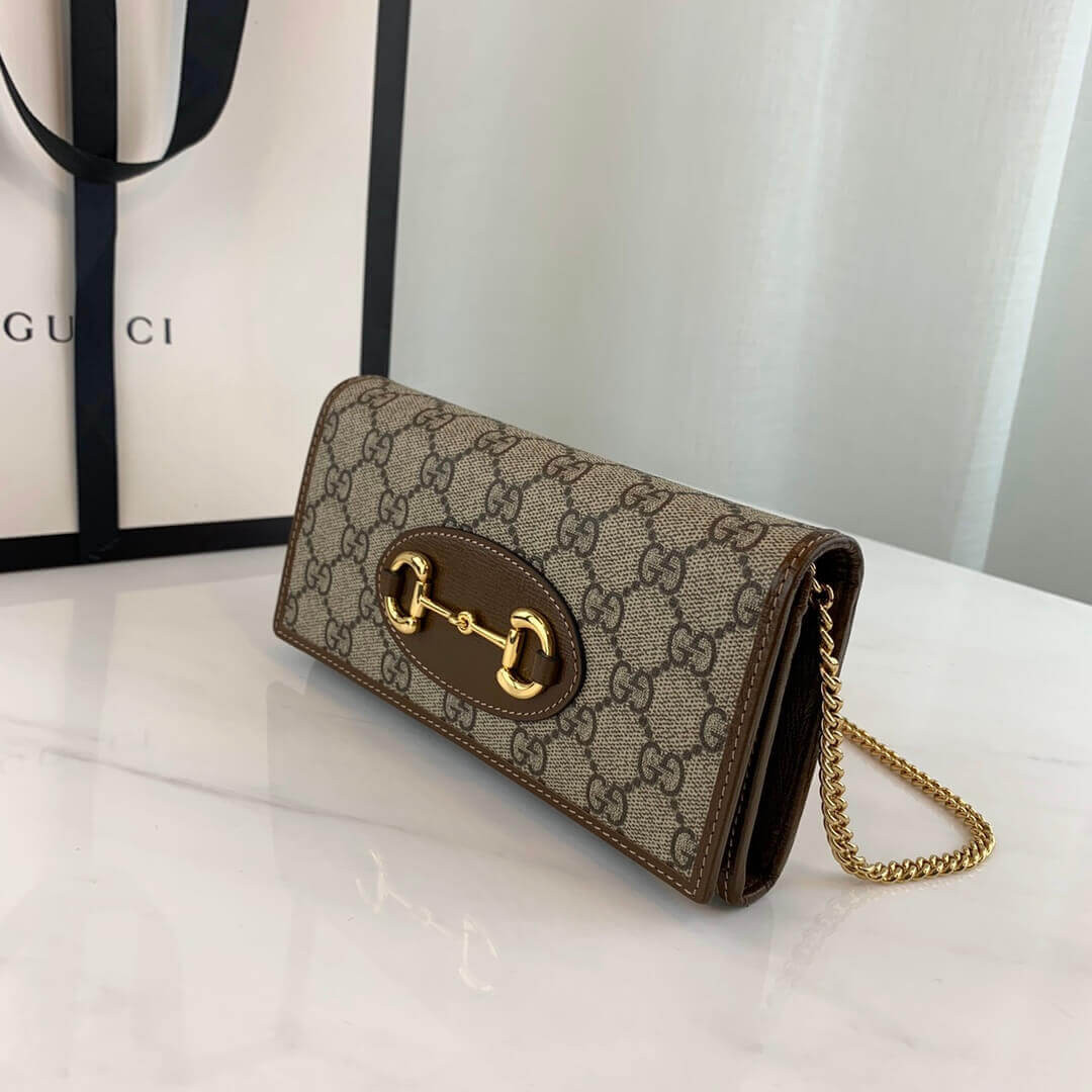 Gucci 1955 Horsebit Wallet With Mirror 621888