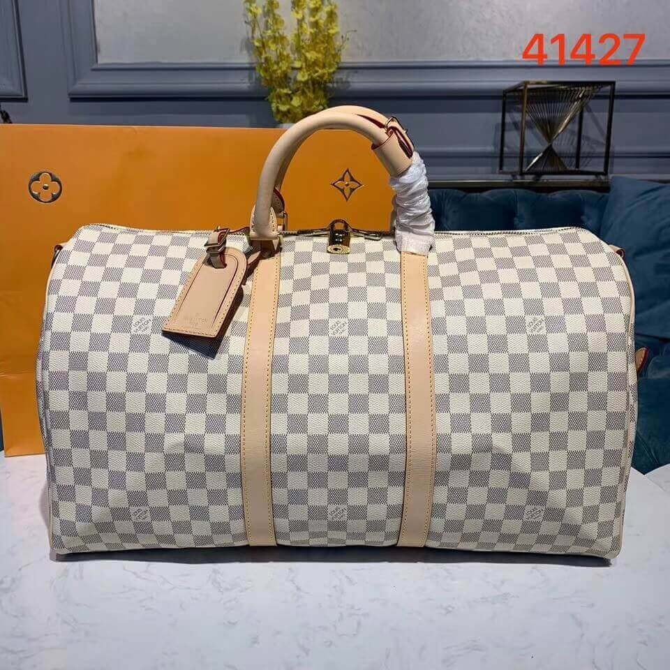 Louis Vuitton Damier Azur Keepall Bandouliere 50 N41427
